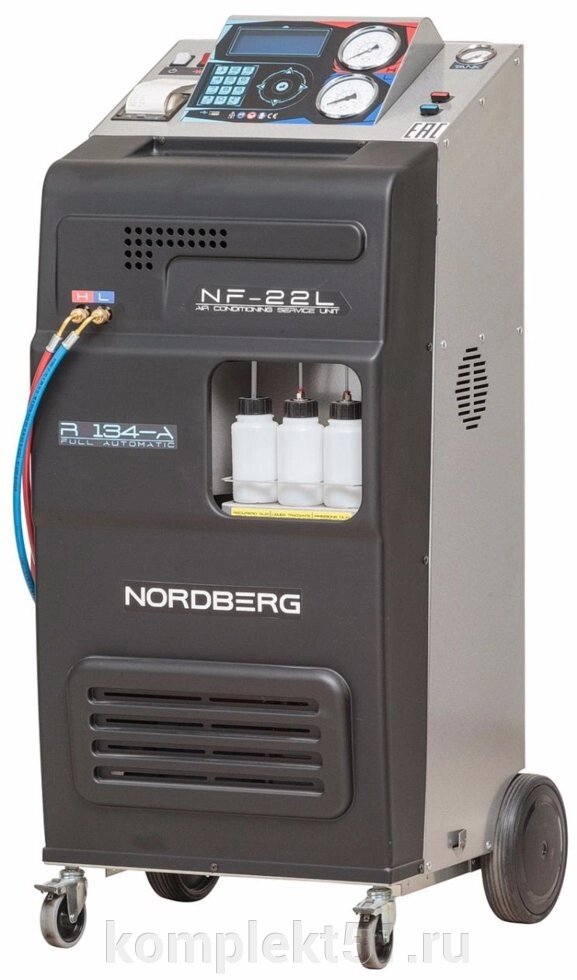 NORDBERG Автоматическая установка для заправки автомобильных кондиционеров, 22 л Nordberg NF22L от компании Cпецкомплект - оборудование для автосервиса и шиномонтажа в Мурманске - фото 1