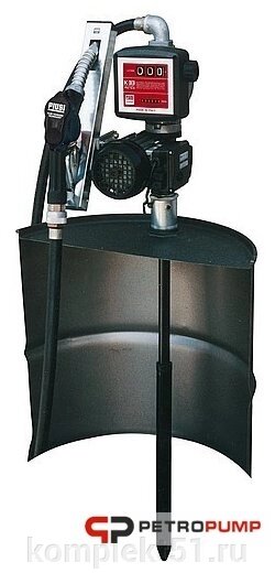 Перекачивающая установка, бочковой вариант с расходомера DRUM Panther 56 K33 от компании Cпецкомплект - оборудование для автосервиса и шиномонтажа в Мурманске - фото 1