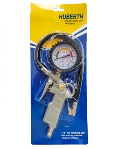 Пистолет для подкачки шин с манометром и БРС Huberth RP208042
