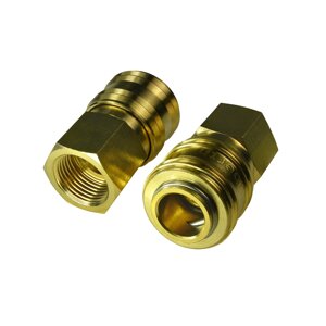 Муфта латунная быстроразъёмного соединения Huberth DN 7.2 с внутренней резьбой 3/8 дюйма (10 шт.)