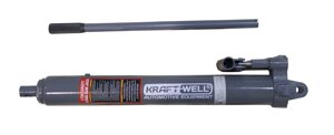 KraftWell KRWC1DCYL Цилиндр гидравлический с двухтактным насосом 3 т