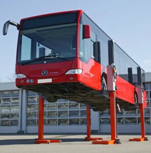 EHB1005V11DC01-4 FINKBEINER КОМПЛЕКТ ИЗ 4-Х ПОДКАТНЫХ КОЛОНН, Г/П 5500 КГ НА КОЛОННУ, БЕСПРОВОДНЫЕ