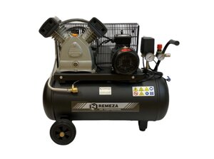 Компрессор поршневой 50. LB30A REMEZA (Белоруссия): 420 л/мин., 10 бар, ресивер 50 л., 2,2 кВт, 220В, габариты без