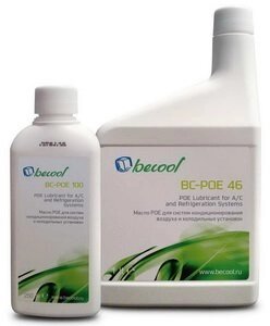 Becool оборудование для запр. конд масло bc-poe 100 синтетическое (1л)