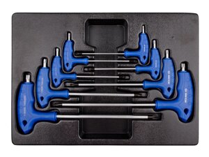 Набор L-образных ключей TORX, ложемент KING TONY 9-22308PR