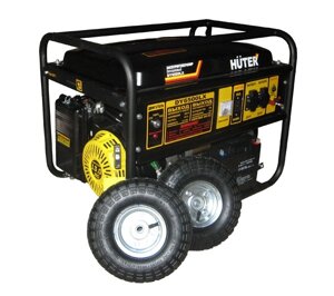 Техносоюз Портативный бензогенератор HUTER DY6500LX с колесами