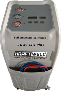 KraftWell KRW134A Plus Станция автоматическая для заправки автомобильных кондиционеров