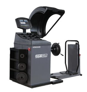 KraftWell KRW244E Балансировочный станок для колес грузовых автомобилей