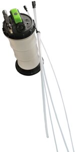 KraftWell KRW1806. P Емкость для откачки масла с ручным и пневмоприводом, объем 6 л