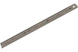 Линейка измерительная метал. 300x25.4 ТМ*
