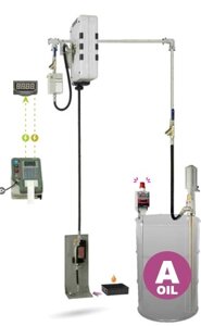 ATIS HPMCO-01 Автоматизированная стационарная cистема раздачи и учета масла, на 1 рабочее место