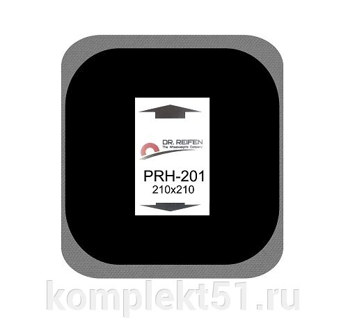 Пластырь г/в кордовый радиальный 1 слой 210х210 мм (5шт.) от компании Cпецкомплект - оборудование для автосервиса и шиномонтажа в Мурманске - фото 1