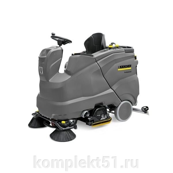 Поломоечная машина с сиденьем для оператора Karcher B 150 R от компании Cпецкомплект - оборудование для автосервиса и шиномонтажа в Мурманске - фото 1