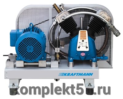 Поршневой компрессор Kraftmann BOOSTER 2-42-55 400 от компании Cпецкомплект - оборудование для автосервиса и шиномонтажа в Мурманске - фото 1