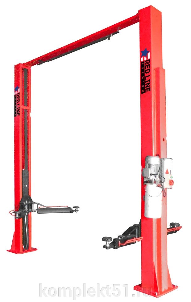 Red Line Premium R250EA Подъемник двухстоечный г/п 5000 кг. электрогидравлический от компании Cпецкомплект - оборудование для автосервиса и шиномонтажа в Мурманске - фото 1