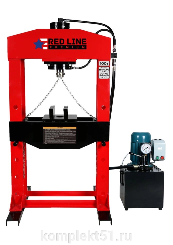 Red Line Premium RHP100E Пресс 100 т. c электрогидравлическим приводом от компании Cпецкомплект - оборудование для автосервиса и шиномонтажа в Мурманске - фото 1