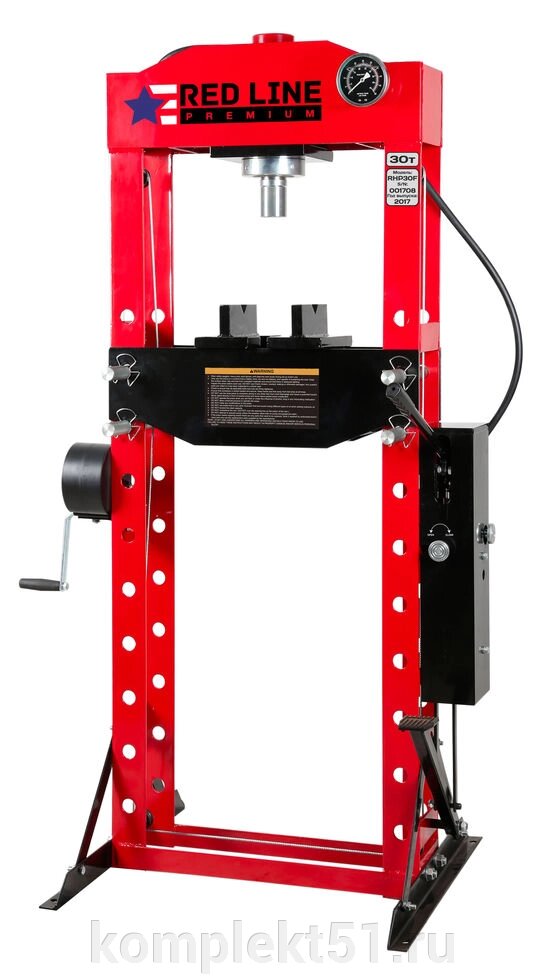 Red Line Premium RHP30F Пресс 30 т. с ручным и ножным приводом от компании Cпецкомплект - оборудование для автосервиса и шиномонтажа в Мурманске - фото 1