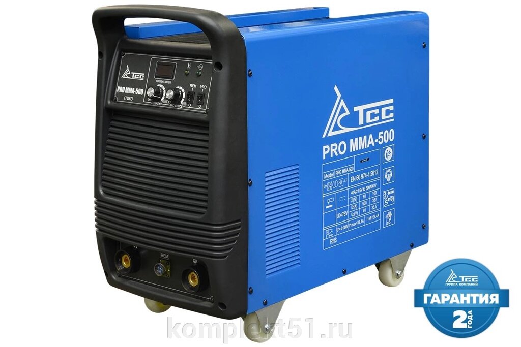 Сварочный инвертор TSS PRO MMA-500 от компании Cпецкомплект - оборудование для автосервиса и шиномонтажа в Мурманске - фото 1