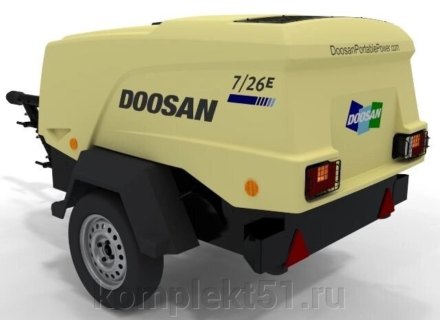 Винтовой компрессор Doosan 7/26E от компании Cпецкомплект - оборудование для автосервиса и шиномонтажа в Мурманске - фото 1