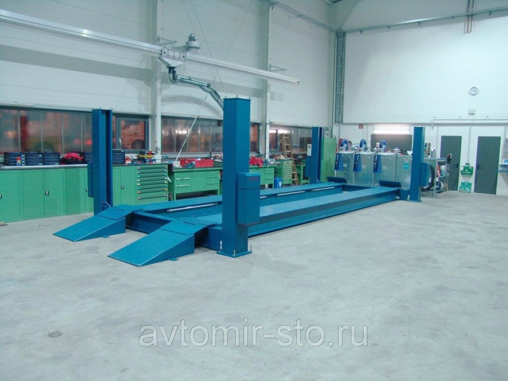 4.300 H SST Nussbaum COMBI LIFT Подъемник 4-ст. эл-гидр. COMBI LIFT 4.300 H SST; г/п 30.0 т; 8500 мм; от компании Proffshina - фото 1