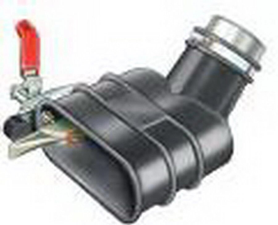 BGIM2000100150 Насадка газоприёмная 100 мм. с клещами для одиночных и двойных труб глушителя от компании Proffshina - фото 1