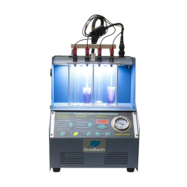 GrunBaum INJ4000 Стенд для тестирования и ультразвуковой промывки топливных форсунок от компании Proffshina - фото 1