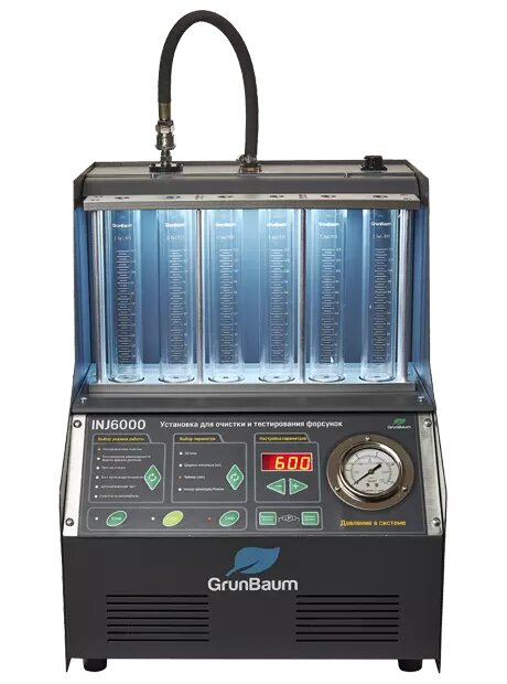 GrunBaum INJ6000 Стенд для тестирования и ультразвуковой промывки топливных форсунок от компании Proffshina - фото 1