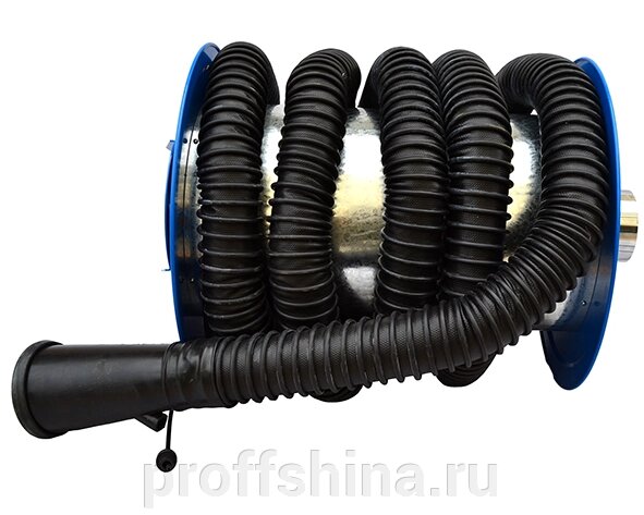 Катушка со шлангом для отвода выхлопных газов (76мм*10м) TG-2707610 AE&T от компании Proffshina - фото 1