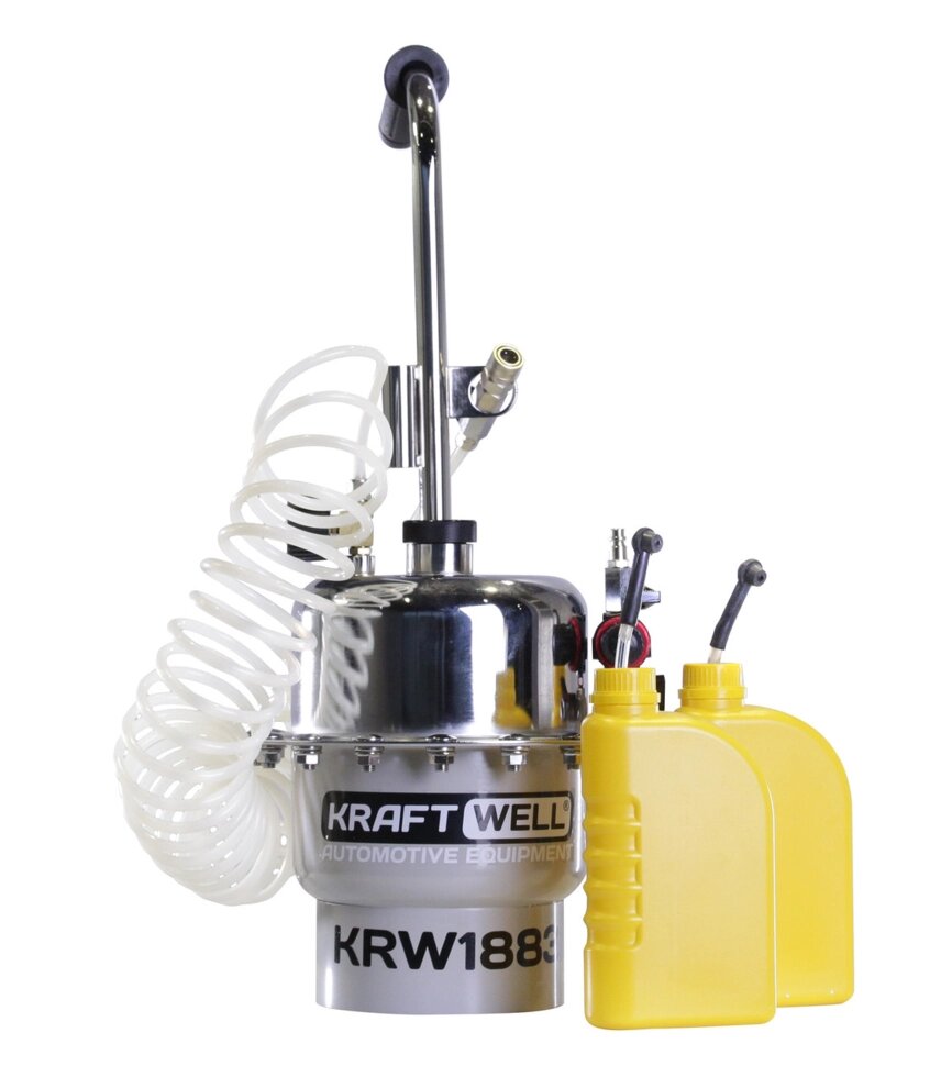 KraftWell KRW1883 Устройство пневматическое для прокачки гидросистем автомобиля от компании Proffshina - фото 1