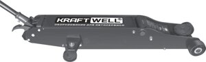 KraftWell KRWFJ10T Домкрат подкатной гидравлический г/п 10000 кг.