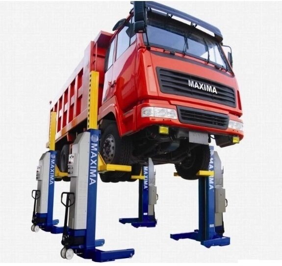 Maxima ML4022W Lift 5,5 тонн, беспроводной комплект из 4 колонн, общая г/п 22 тонны от компании Proffshina - фото 1