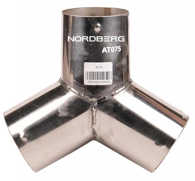 Насадка металлическая для шланга D=75 мм Nordberg AT75 от компании Proffshina - фото 1