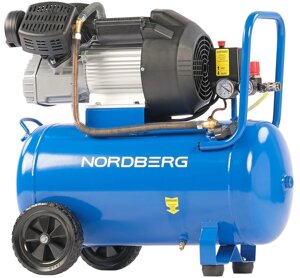 Nordberg компрессор NCE50/410V поршневой V-образный 220в, ресив. 50л, 410л/мин ECO