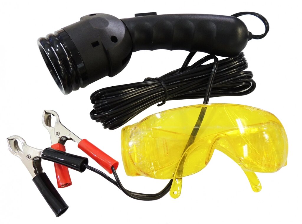 Оборудование для запр. конд течеискатель BC-UV-L-50 UV набор (лампа 50вт, 12V + очки)  Becool от компании Proffshina - фото 1