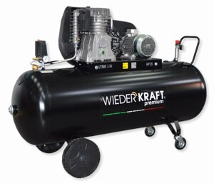WDK-92768 WiederKraft Бензиновый поршневой компрессор, 270 л