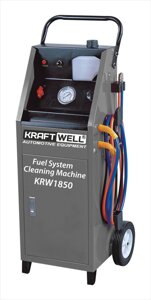 KraftWell KRW1850 Установка для промывки топливной системы, электрическая