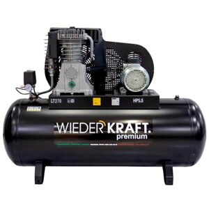 WDK-92765 WiederKraft Компрессор поршневой 270 л, 656 л/мин
