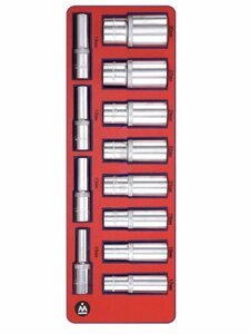 МАСТАК 5-014012 Набор глубоких головок 1/2”, ложемент, 12 предметов в Санкт-Петербурге от компании Proffshina