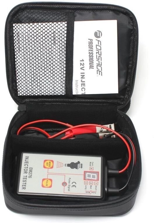 Тестер для проверки топливных форсунок 12V, в сумке Forsage F-04A3028 от компании Proffshina - фото 1