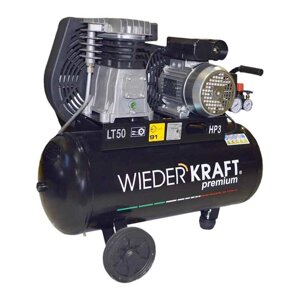 WDK-90532 WiederKraft Компрессор поршневой 50 л, 320 л/мин