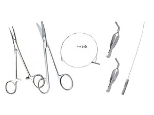 Набор инструментов для сосудистой хирургии