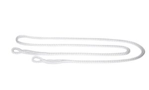 Акушерская веревка белая, 125 см (плоское плетение)