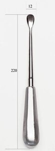 Распатор для удаления носоглоточных фибром 220 мм №4
