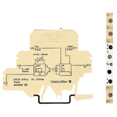 8228690000 модуль оптической развязки DKZA DK5 24VDC 10-100MS (10 шт.) Weidmueller от компании длягорелок.рф - фото 1