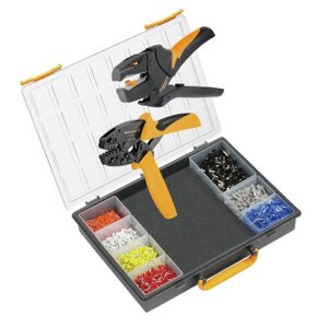 9028740000 Набор для обжима наконечников и снятия изоляции CRIMP-SET PZ 6/5 + комплект наконечников Weidmueller