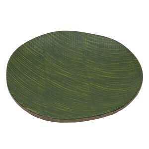 Блюдо, поднос меламиновый 20.5х20.5х3 см, Green Banana Leaf, P. L.
