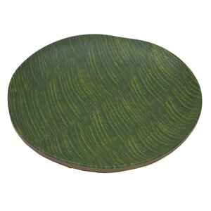 Блюдо, поднос меламиновый 26х26х3.5 см, Green Banana Leaf, P. L.