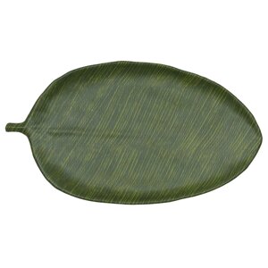 Блюдо, поднос меламиновый 46х25.4х2.8 см P. L. Green Banana Leaf