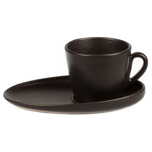 Чашка с блюдцем Black Star Cappuccino 175 мл, P. L. Proff Cuisine