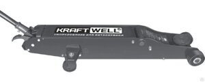 Домкрат гидравлический подкатной Kraftwell KRWFJ5, г/п 5000 кг.